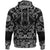 Viking Hoodie Deer Skull Sword and Shield with Bandana Paisley Style RLT12 - Wonder Print Shop