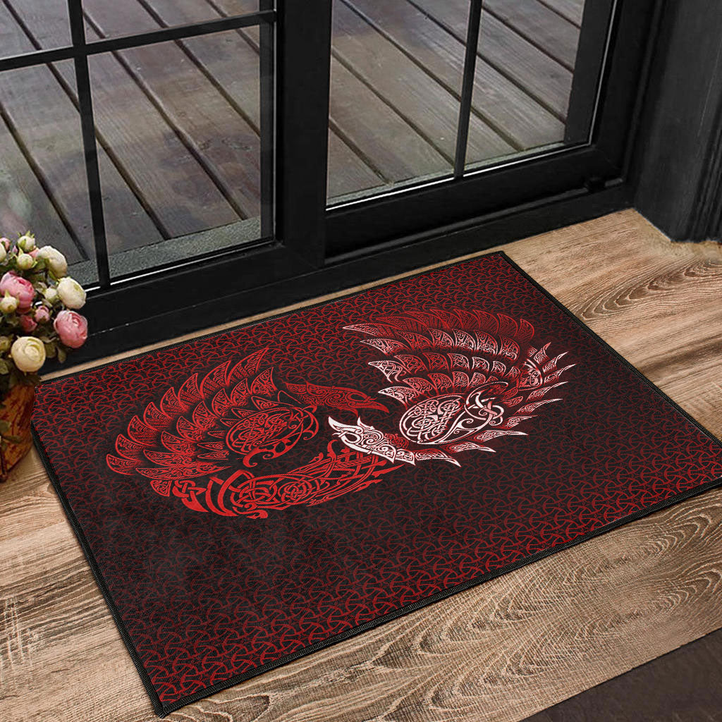 viking-door-mat-ragnarok-huginn-muninn-red-version-door-mat