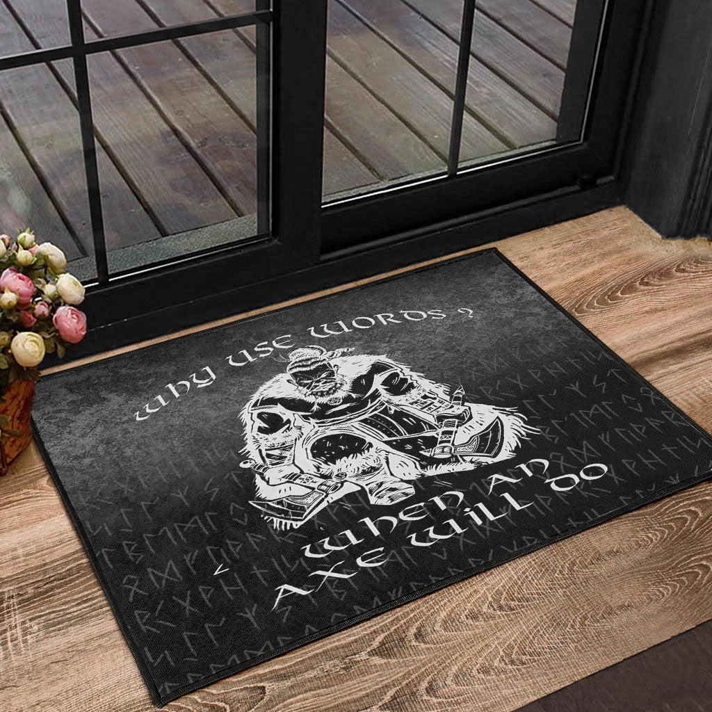 viking-door-mat-why-use-words-when-an-axe-will-do-door-mat