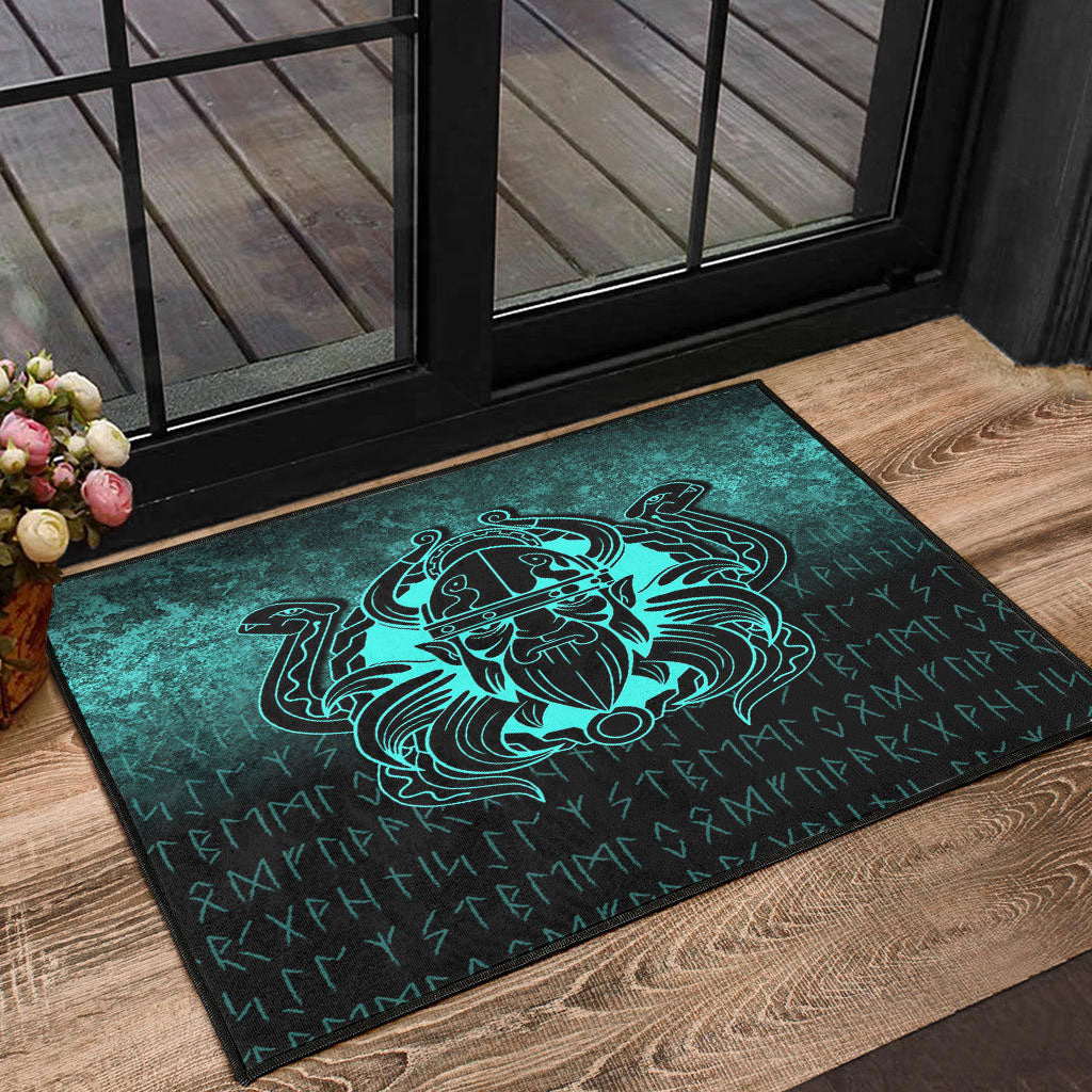 viking-door-mat-nordic-warrior-valhalla-norse-cyan-version-door-mat