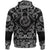 Viking Hoodie Dragon Emblem with Bandana Paisley Style RLT12 - Wonder Print Shop