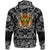 Viking Hoodie Dragon Shield Axe Sword Skull with Bandana Paisley Style RLT12 - Wonder Print Shop