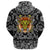 Viking Hoodie Dragon Shield Axe Sword Skull with Bandana Paisley Style RLT12 - Wonder Print Shop