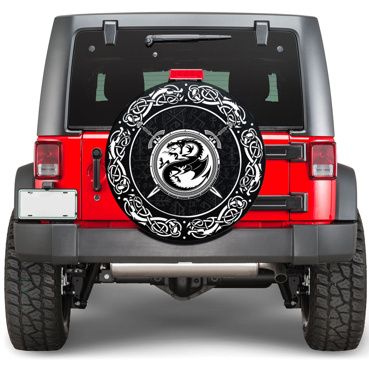 viking-dragon-shield-with-crossing-swords-viking-spare-tire-cover