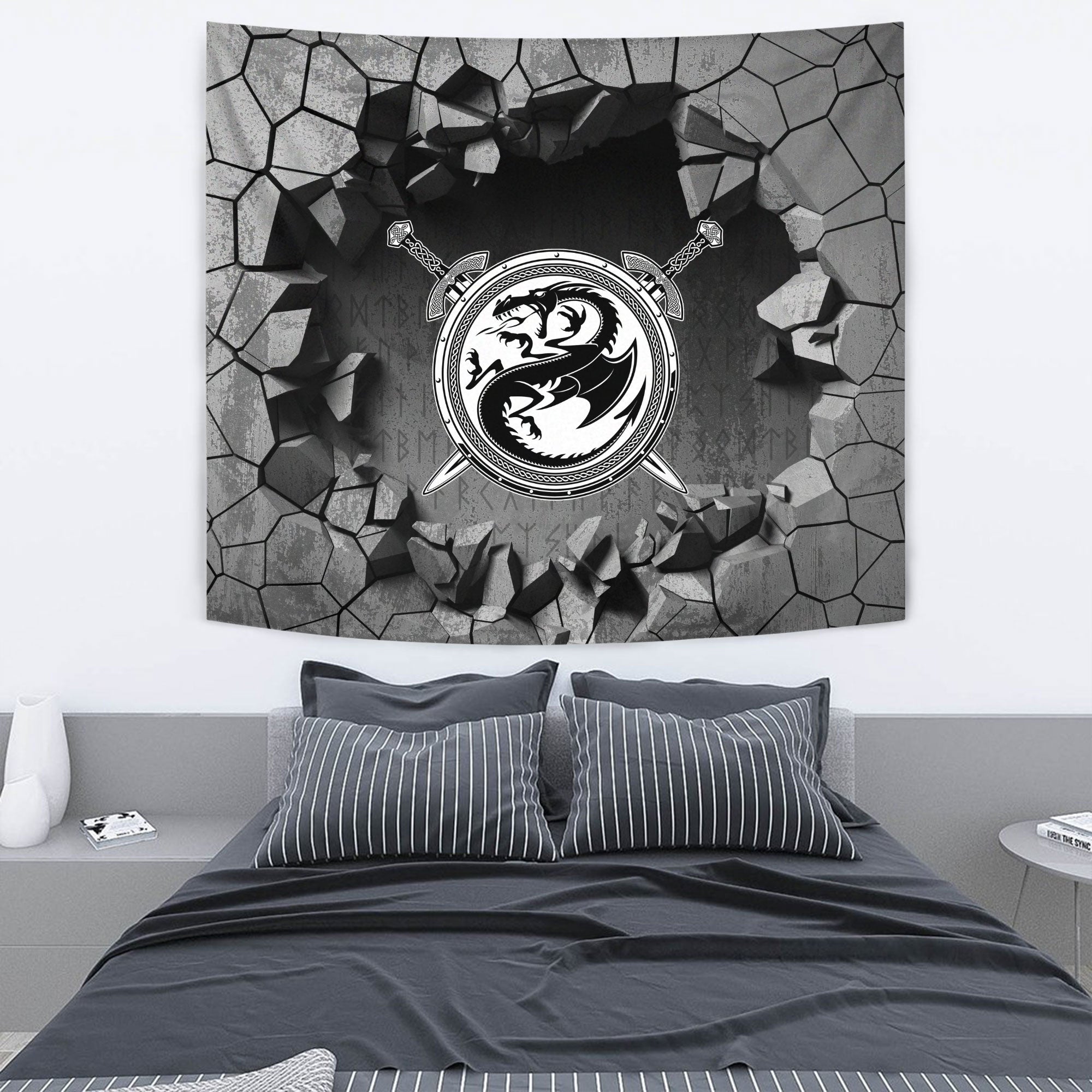 viking-tapestry-dragon-shield-axe-sword-skull-tapestry