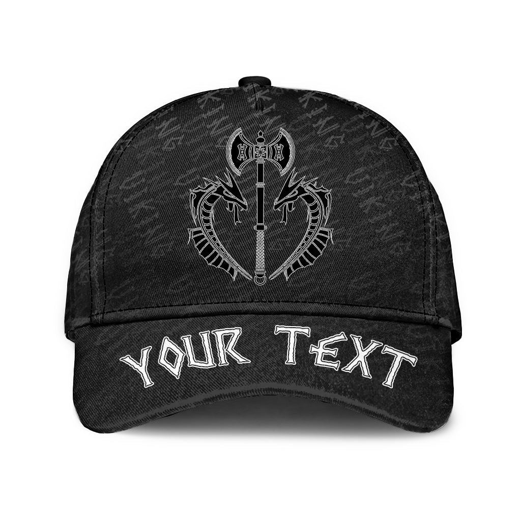 viking-classic-cap-custom-dragon-shield-with-crossing-swords-classic-cap