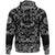 Viking Hoodie Drakkar Aegishjalmur with Bandana Paisley Style RLT12 - Wonder Print Shop