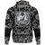 Viking Hoodie Drakkar Sailing In Storm Sea with Bandana Paisley Style RLT12 - Wonder Print Shop