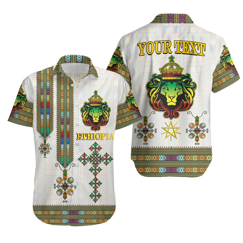 custom-personalised-ethiopia-hawaiian-shirt-ethiopian-lion-of-judah-tibeb-style