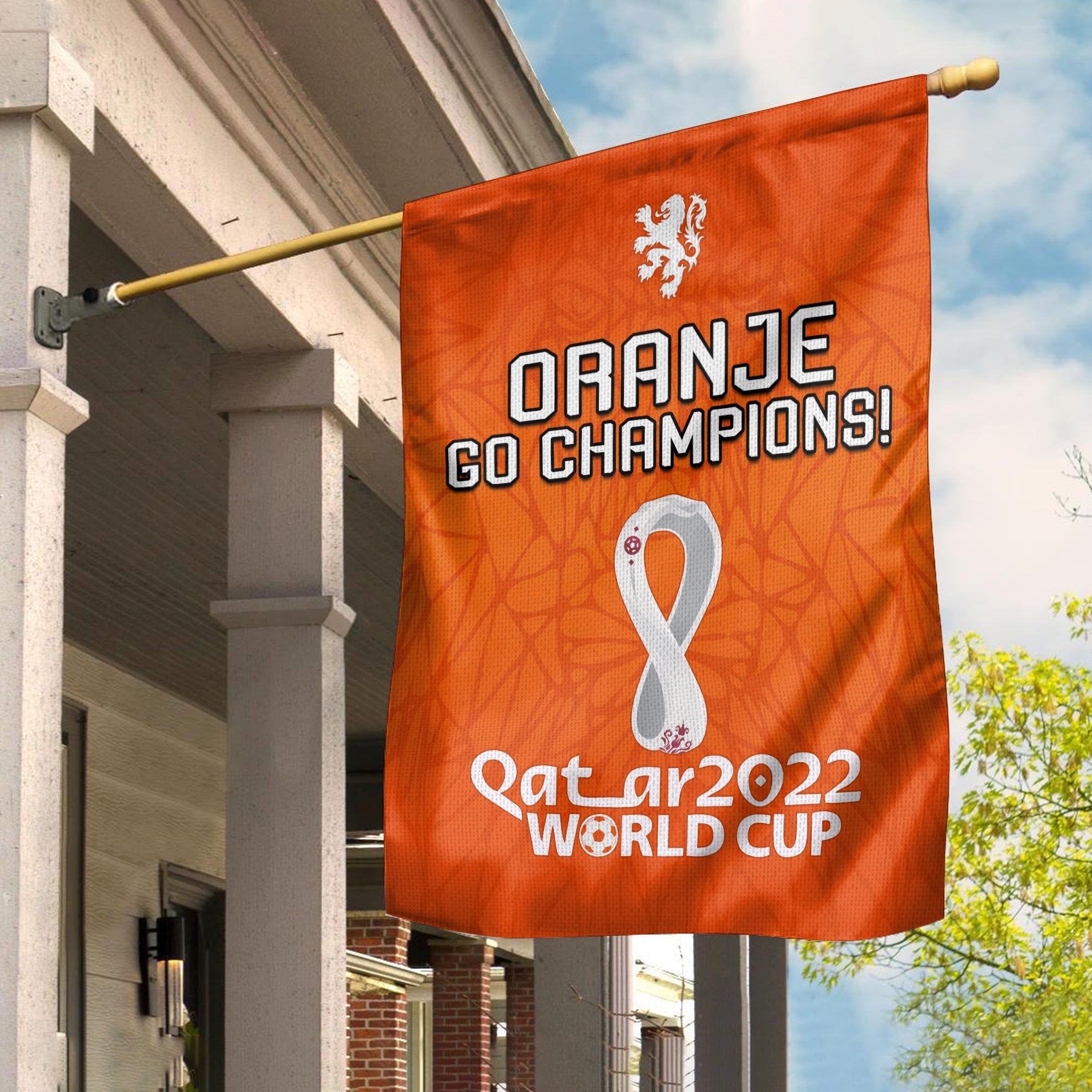 Netherlands Football Flag 2022 Soccer World Cup Oranje Champions LT13 - Wonder Print Shop