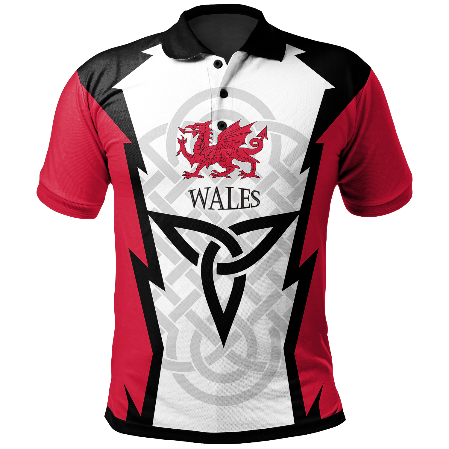 Wales Celtic Polo Shirt Cymru - Wonder Print Shop