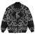 Viking Bomber Jacket Fantastic Sword Of The and Dragon Fantastic Snake with Bandana Paisley Style RLT12 - Wonder Print Shop