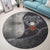 viking-carpet-fighting-axes-raven-skull-fantasy-warrior-inscription-hero-round-carpet