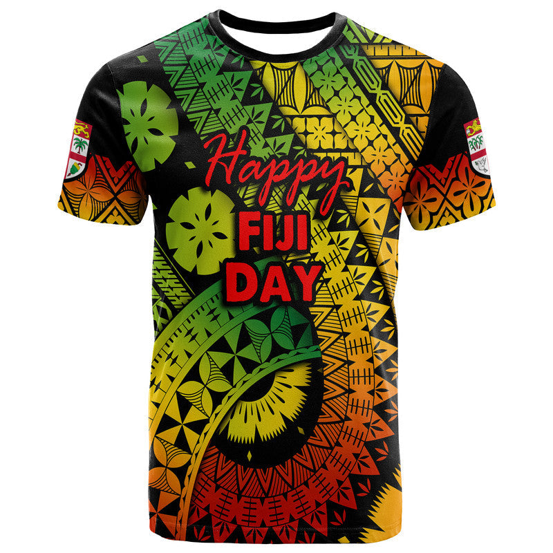 Fiji Day T Shirt Masi Kesa Reggae Style - Wonder Print Shop