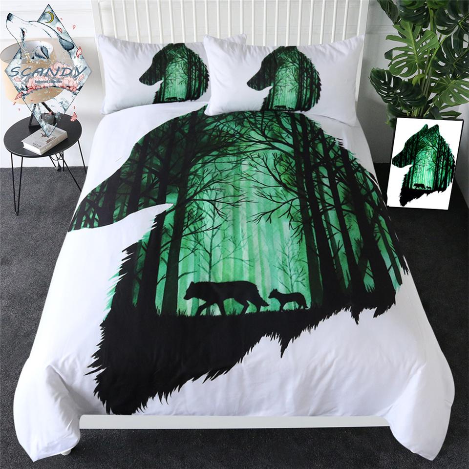 First Hunt Of Little Wolf Native American Bedding Set LT10 - Wonder Print Shop