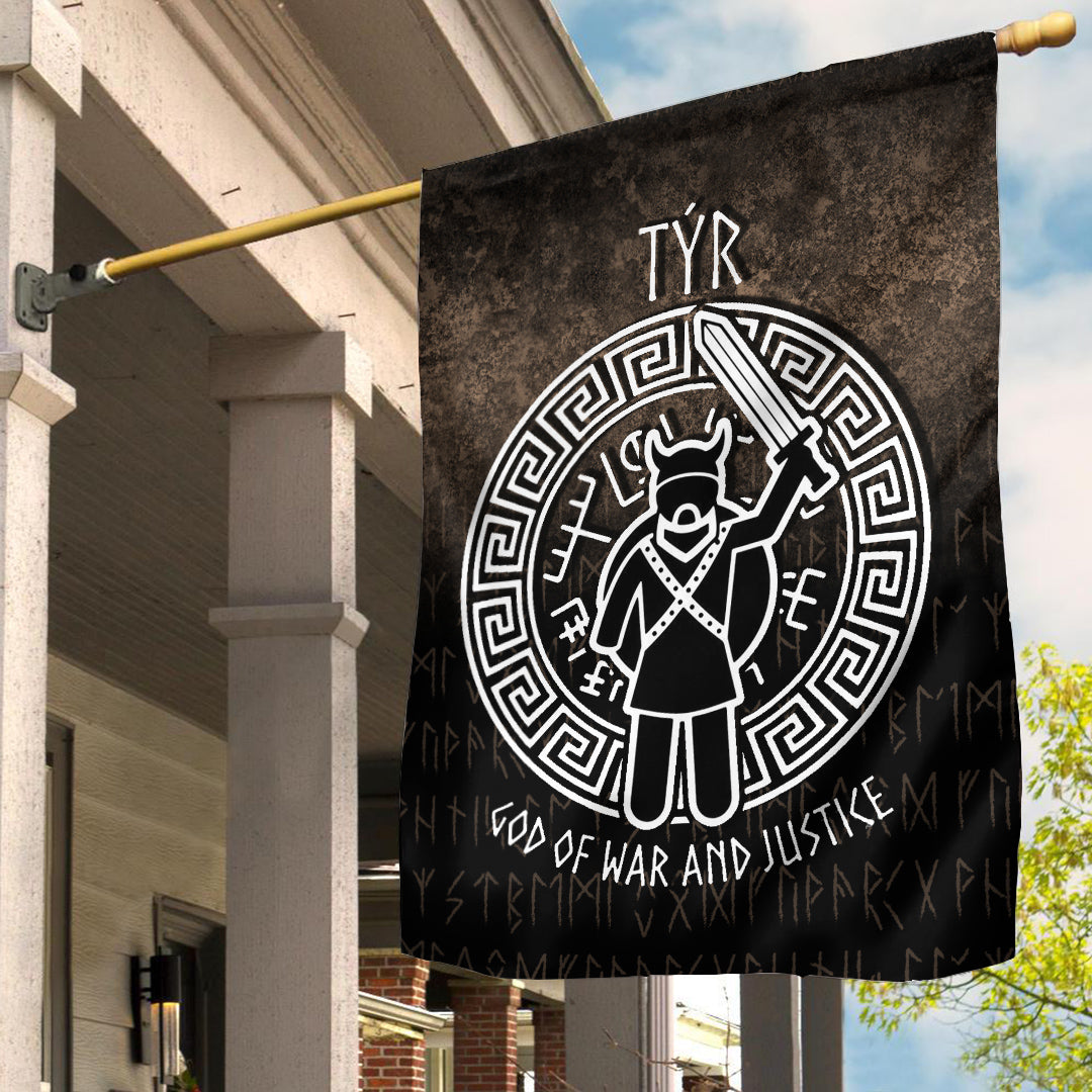 Wonder Print Shop Flag - Tyr God Of War and Justice Flag RLT12 - Wonder Print Shop