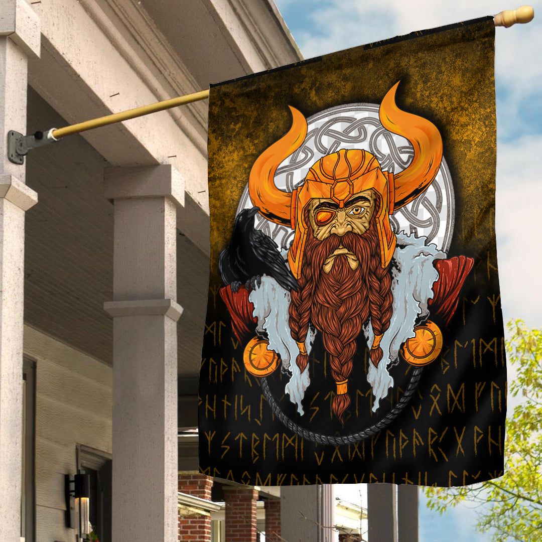 Viking Flag Viking God Odin Raven Flag RLT12 - Wonder Print Shop