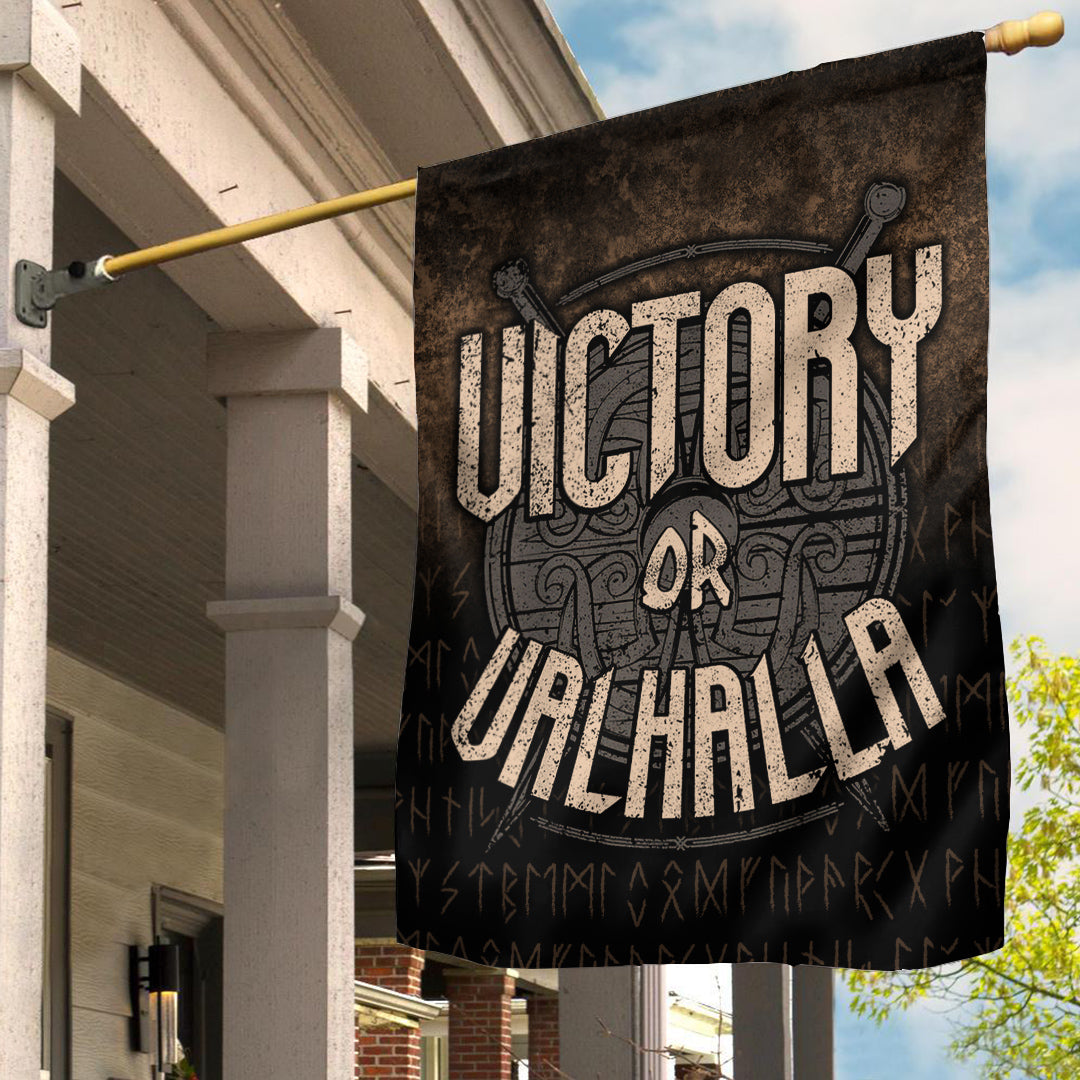 Wonder Print Shop Flag - Victory or Valhalla Flag RLT12 - Wonder Print Shop