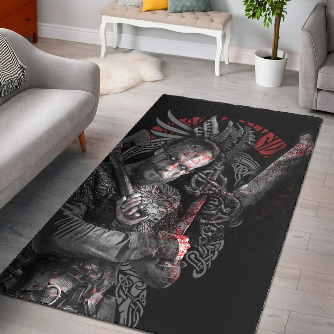 Viking Area Rug Floki Viking 3D Area Rug RLT12 - Wonder Print Shop