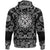 Viking Hoodie Four Crossed The Sword In Circle Of Norse Runes with Bandana Paisley Style RLT12 - Wonder Print Shop