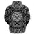 Viking Hoodie Four Crossed The Sword In Circle Of Norse Runes with Bandana Paisley Style RLT12 - Wonder Print Shop