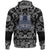 Viking Hoodie Fox In The Celtic Style Tattoo with Bandana Paisley Style RLT12 - Wonder Print Shop