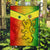 Senegal Flag Lion With Senegal Map Reggae Style - Wonder Print Shop