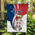 Serbia Flag Happy Serbian Statehood Day With Coat Of Arms - Wonder Print Shop