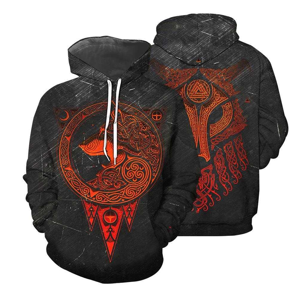 Viking All Over Printed Hoodie For Men and Women 64 RLT12 - Wonder Print Shop