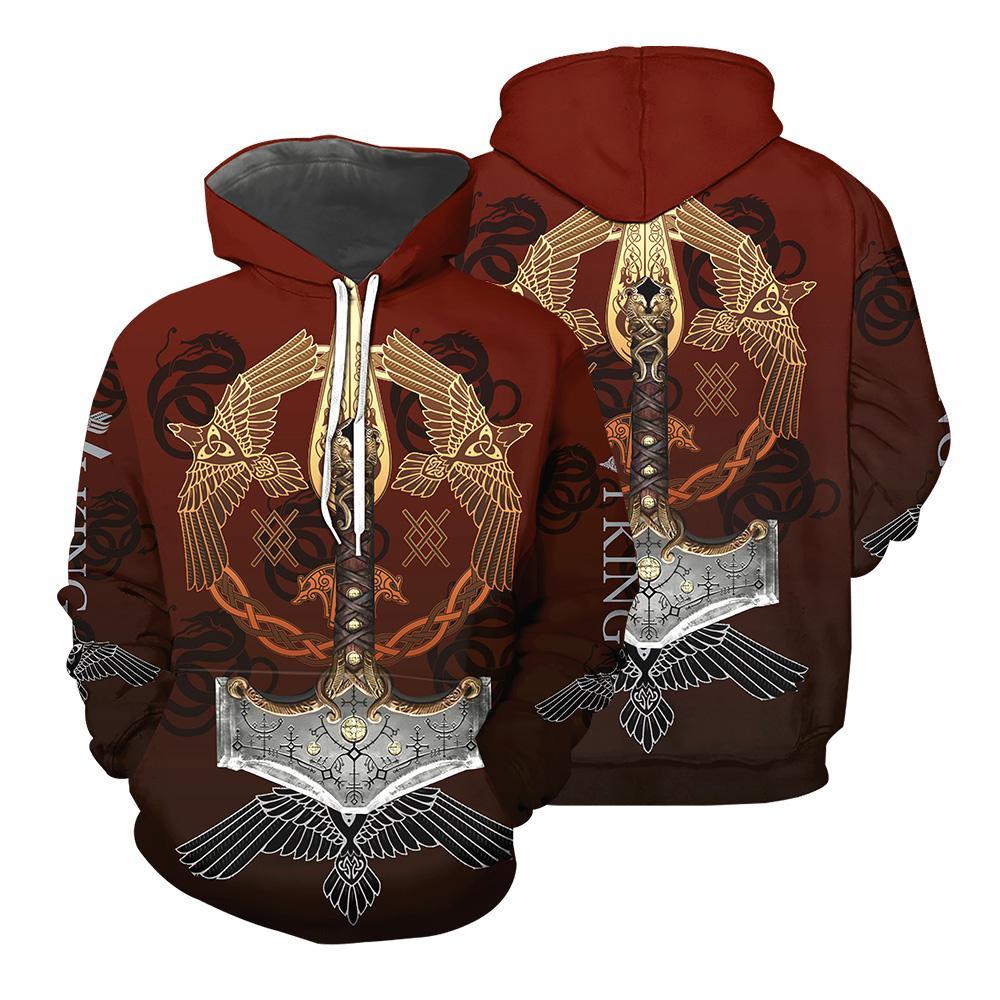 Viking Pullover Hoodie Men and Women 71 RLT12 - Wonder Print Shop