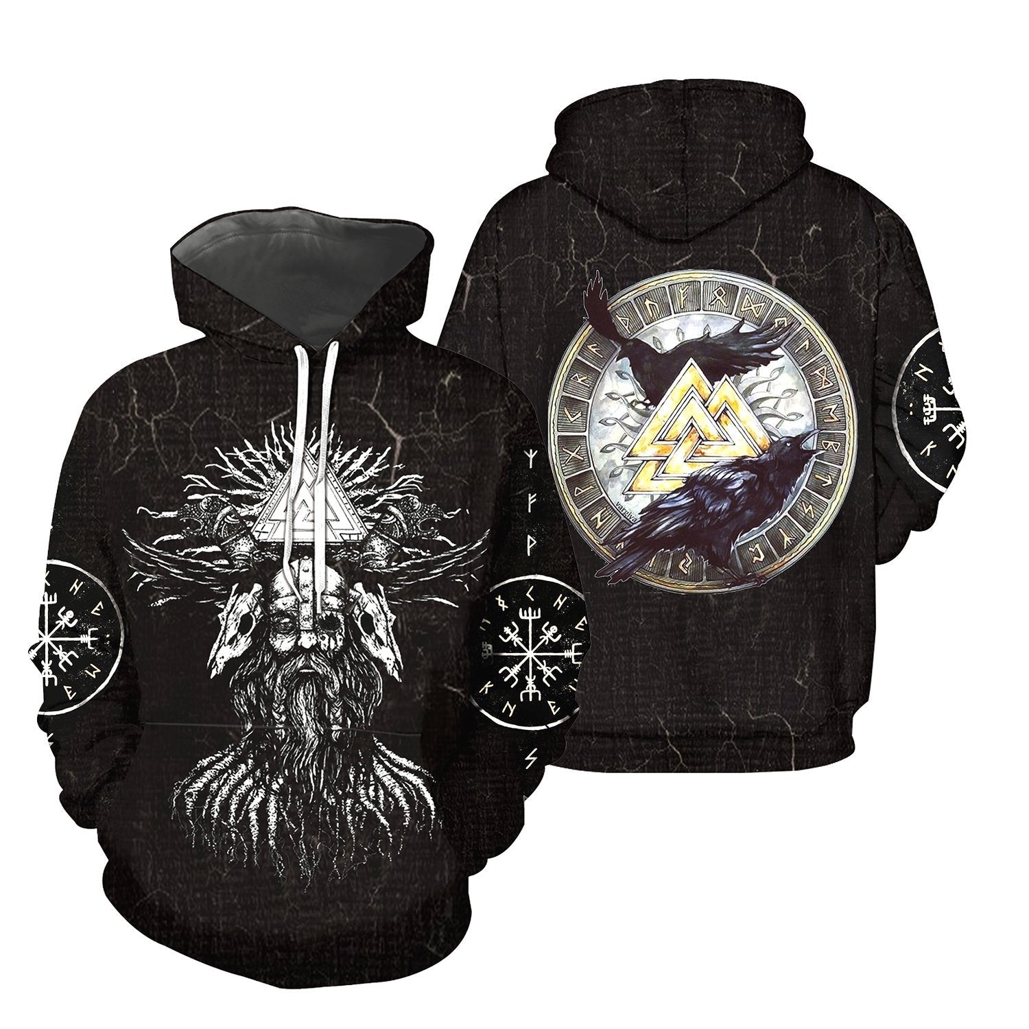 Viking All Over Printed Hoodie For Men and Women 73 RLT12 - Wonder Print Shop