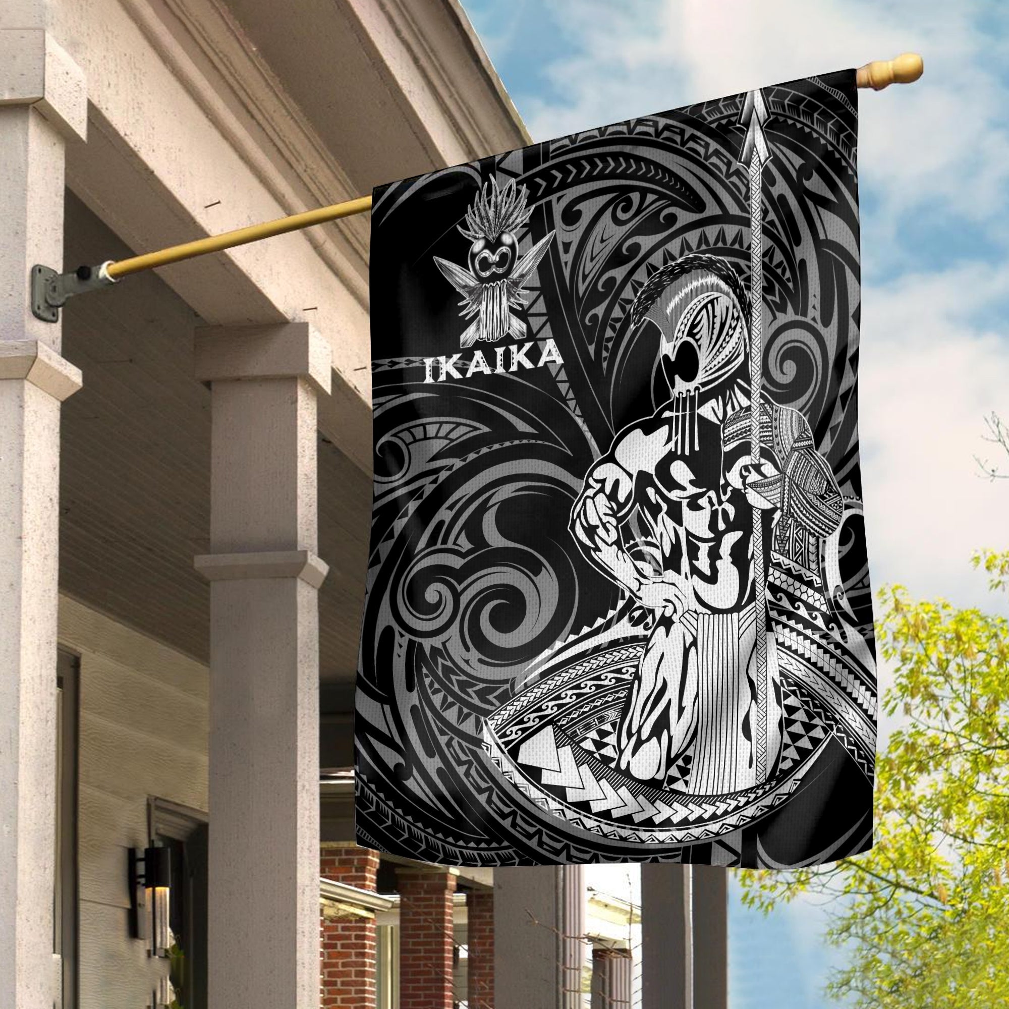 Hawaii Ikaika Warrior Garden Flag - LT2 - Wonder Print Shop