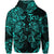 Custom Gemini Zodiac Polynesian Zip Hoodie Unique Style Turquoise LT8 - Wonder Print Shop