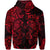 Custom Gemini Zodiac Polynesian Zip Hoodie Unique Style Red LT8 - Wonder Print Shop