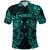 Custom Gemini Zodiac Polynesian Polo Shirt Unique Style Turquoise LT8 - Wonder Print Shop