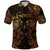 Custom Gemini Zodiac Polynesian Polo Shirt Unique Style Gold LT8 - Wonder Print Shop