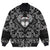 Viking Bomber Jacket God Odin With Two Ravens with Bandana Paisley Style RLT12 - Wonder Print Shop