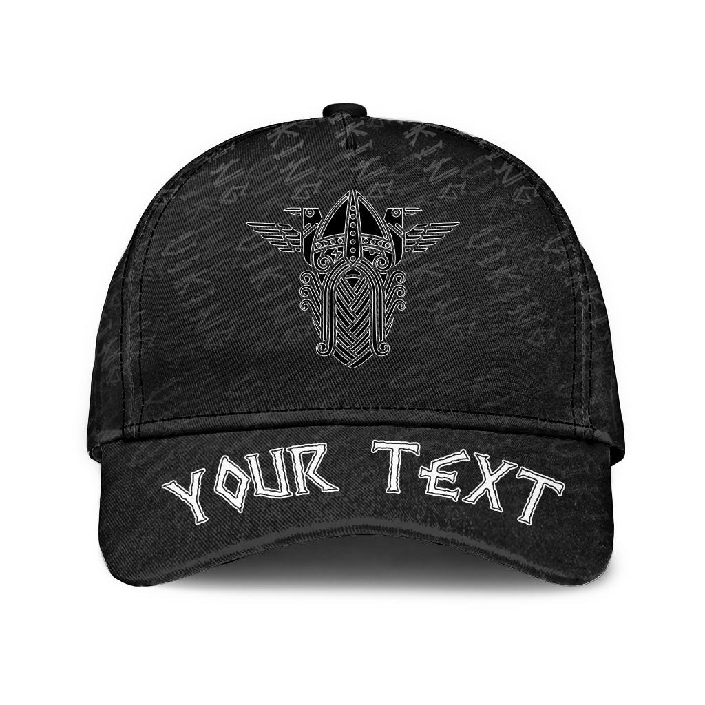 viking-classic-cap-custom-god-odin-with-two-ravens-classic-cap