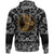 Viking Hoodie Golden Odins Celtic Raven with Bandana Paisley Style RLT12 - Wonder Print Shop