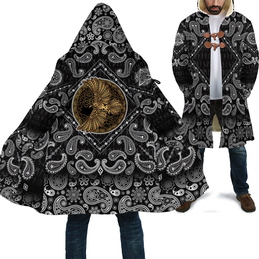 viking-cloak-golden-odins-celtic-raven-with-bandana-paisley-style