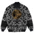 Viking Bomber Jacket Golden Odins Celtic Raven with Bandana Paisley Style RLT12 - Wonder Print Shop