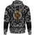 Viking Hoodie Golden Reven Cross with Bandana Paisley Style RLT12 - Wonder Print Shop