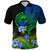 Custom Malampa Province Vanuatu Polo Shirt Hibiscus Tribal Polynesian Tattoo Ver Gradient - Wonder Print Shop