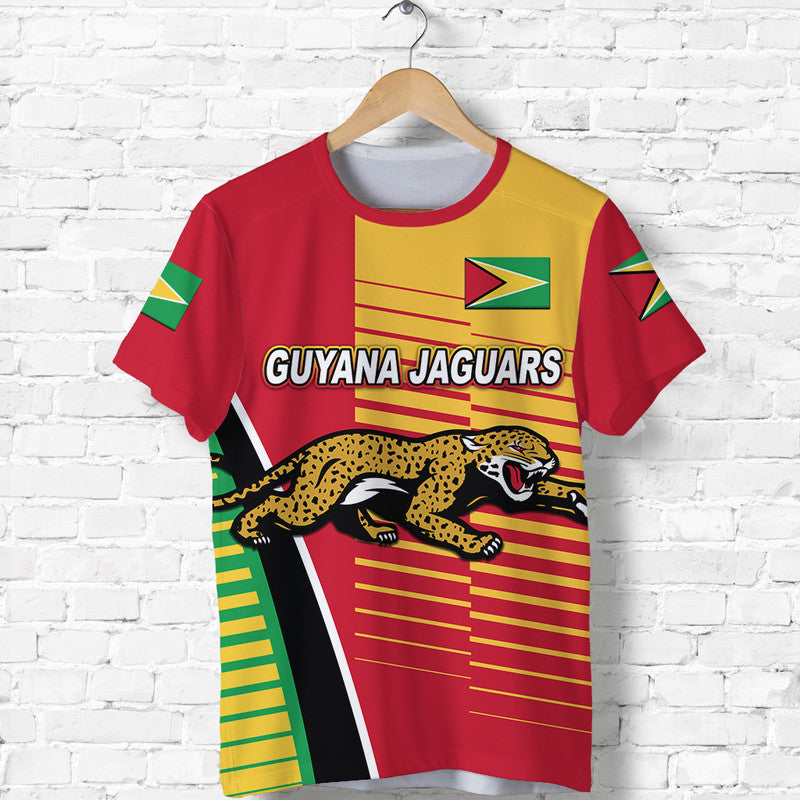 Custom Guyana Cricket Jaguars T Shirt Simple Style LT8 - Wonder Print Shop