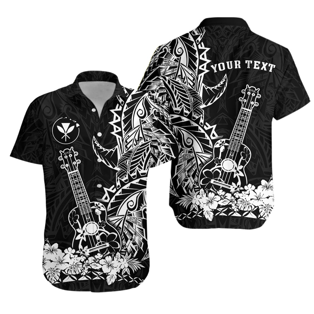 (Custom Personalised) Hawaii Polynesian Hawaiian Shirt White Ukulele LT13 - Wonder Print Shop