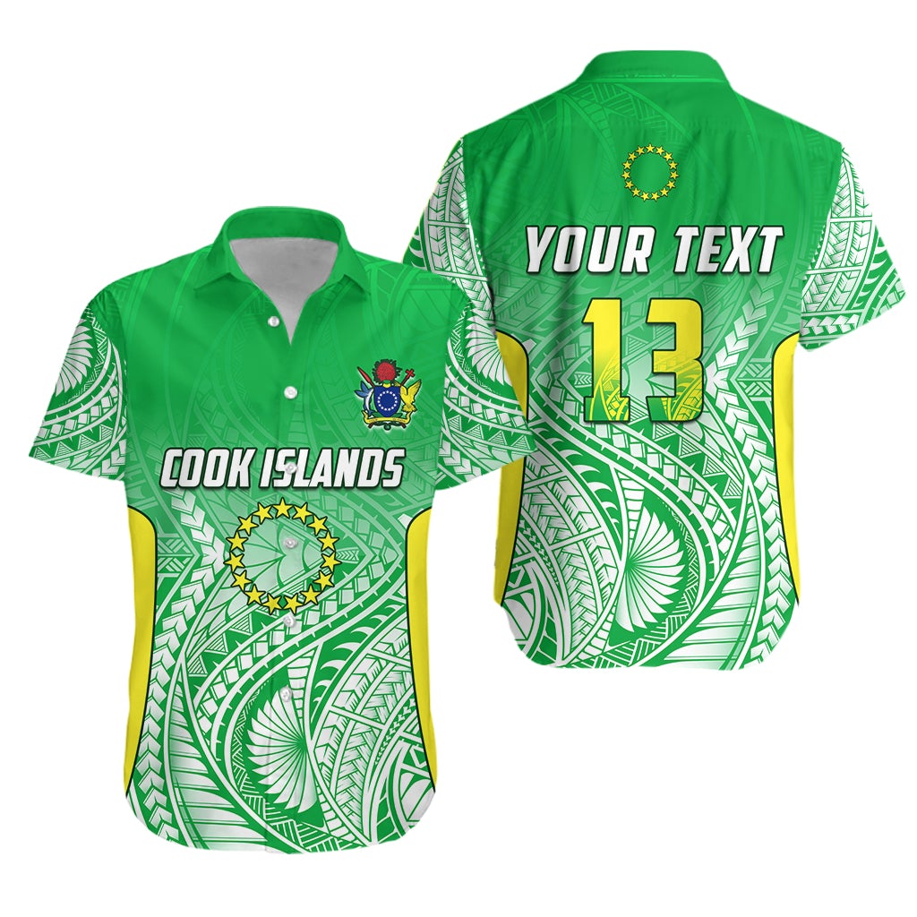 (Custom Text and Number) Cook Islands Hawaiian Shirt Pattern Be Unique LT13 - Wonder Print Shop