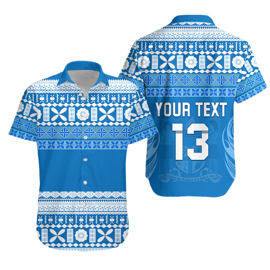 (Custom Text and Number) Bula Fiji Hawaiian Shirt Tapa Pattern LT13 - Wonder Print Shop