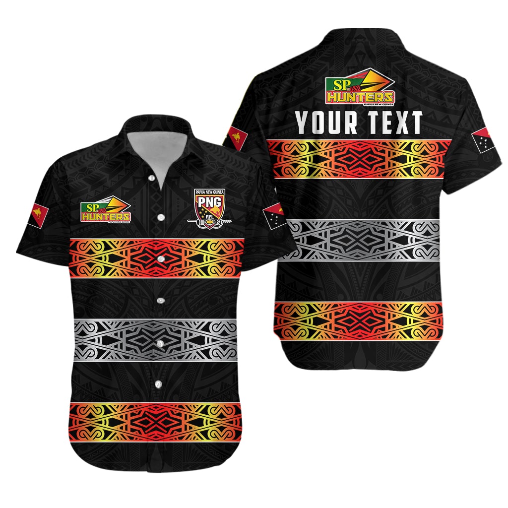 (Custom Personalised) The Hunters PNG Hawaiian Shirt Papua New Guinea Hunters Rugby LT13 - Wonder Print Shop