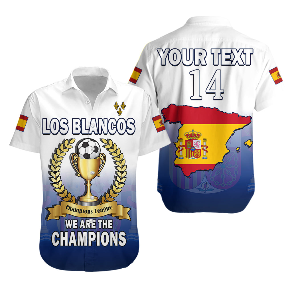 (Custom Text and Number) Spanish Football 2022 Hawaiian Shirt We Are Champions - Wonder Print Shop