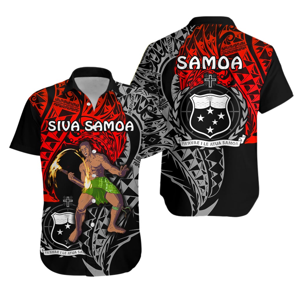 Siva Samoa Hawaiian Shirt Samoan Dance Mix Red Polynesian LT13 - Wonder Print Shop